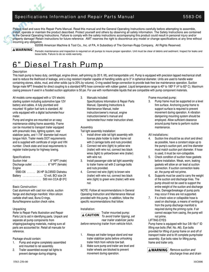 AMT 5583-D6 Assembly instructions