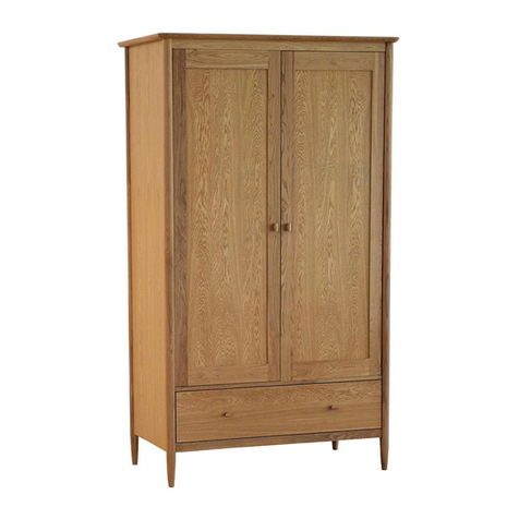 Ercol HARTWELL 2 DOOR WARDROBE User manual Ercol HARTWELL 2 DOOR WARDROBE User manual