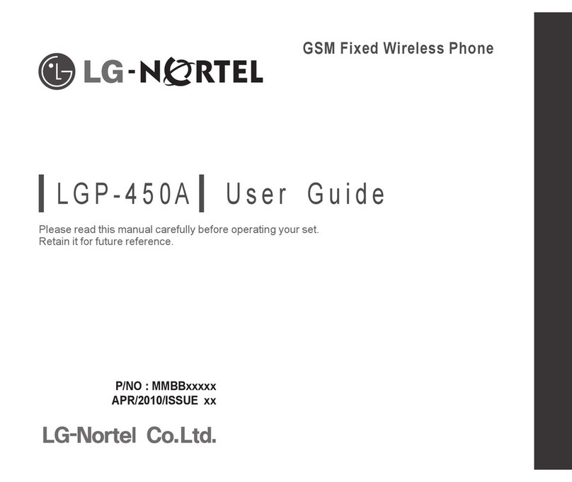 LG-Nortel LGP-450A User manual