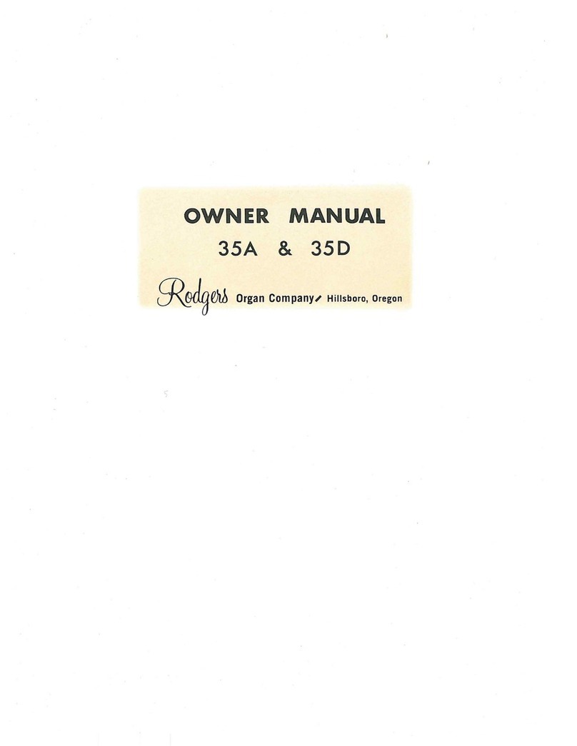 Rodgers 35A owner's manual