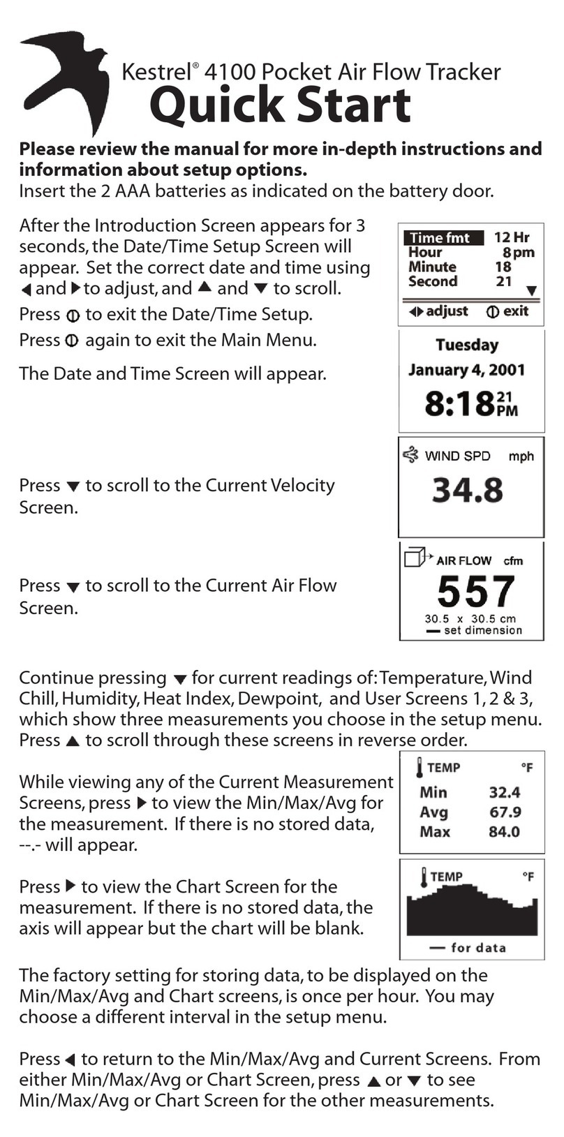 Kestrel 4100 User manual