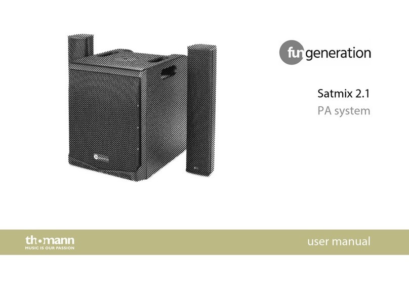 Fun Generation Satmix 2.1 PA system user manual