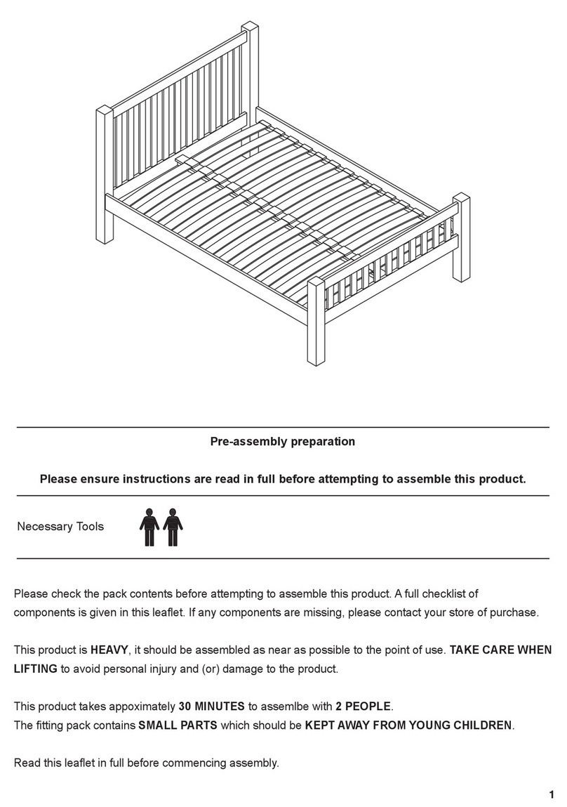 Silentnight Ayton Assembly instructions Silentnight Ayton Assembly instructions