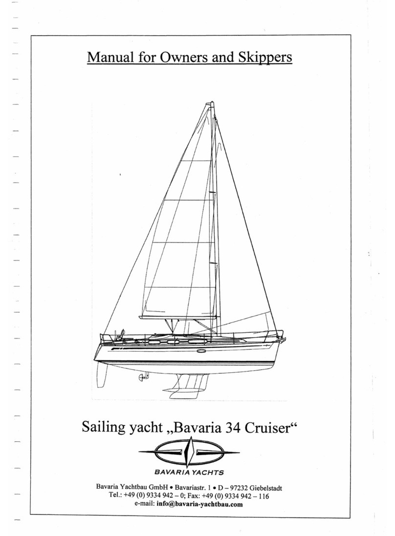 Bavaria Yachts 34 Cruiser Manual for owners and skippers Bavaria Yachts 34 Cruiser Manual for owners and skippers