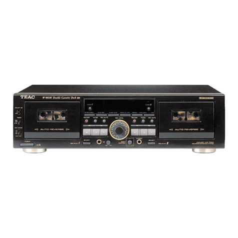 Teac W-860R User manual