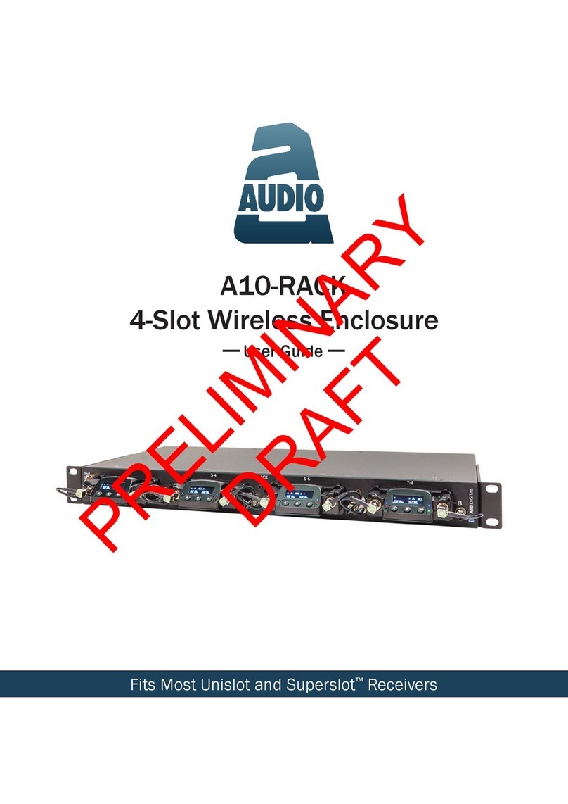 Audio Ltd. a10-rack User manual