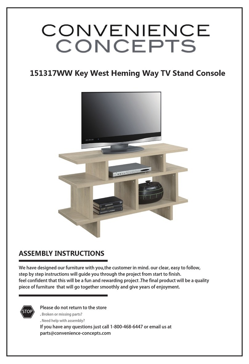 convenience concepts 151317WW Assembly instructions