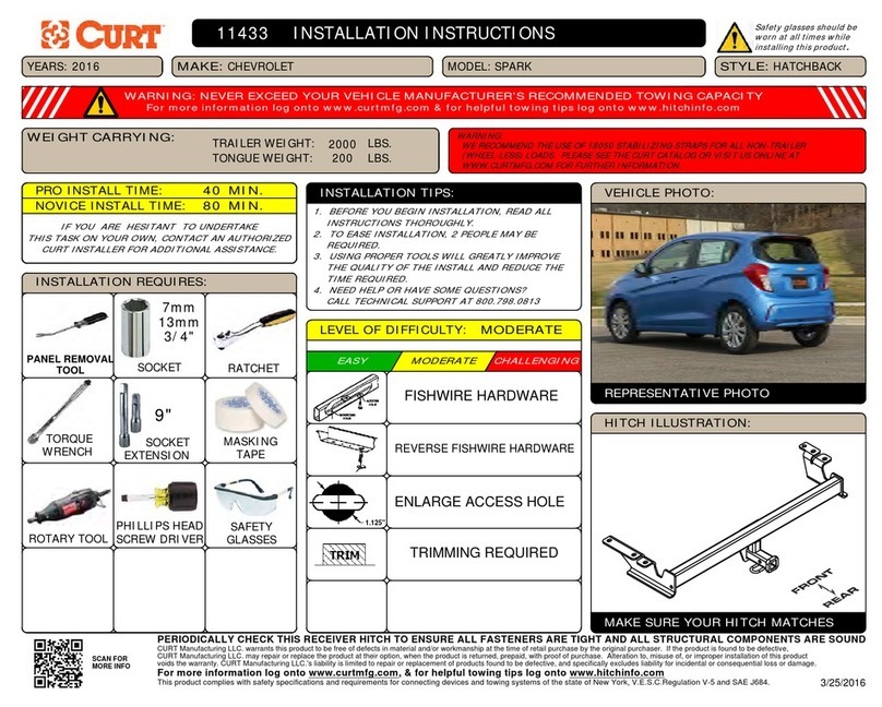 curt 11433 installation instructions