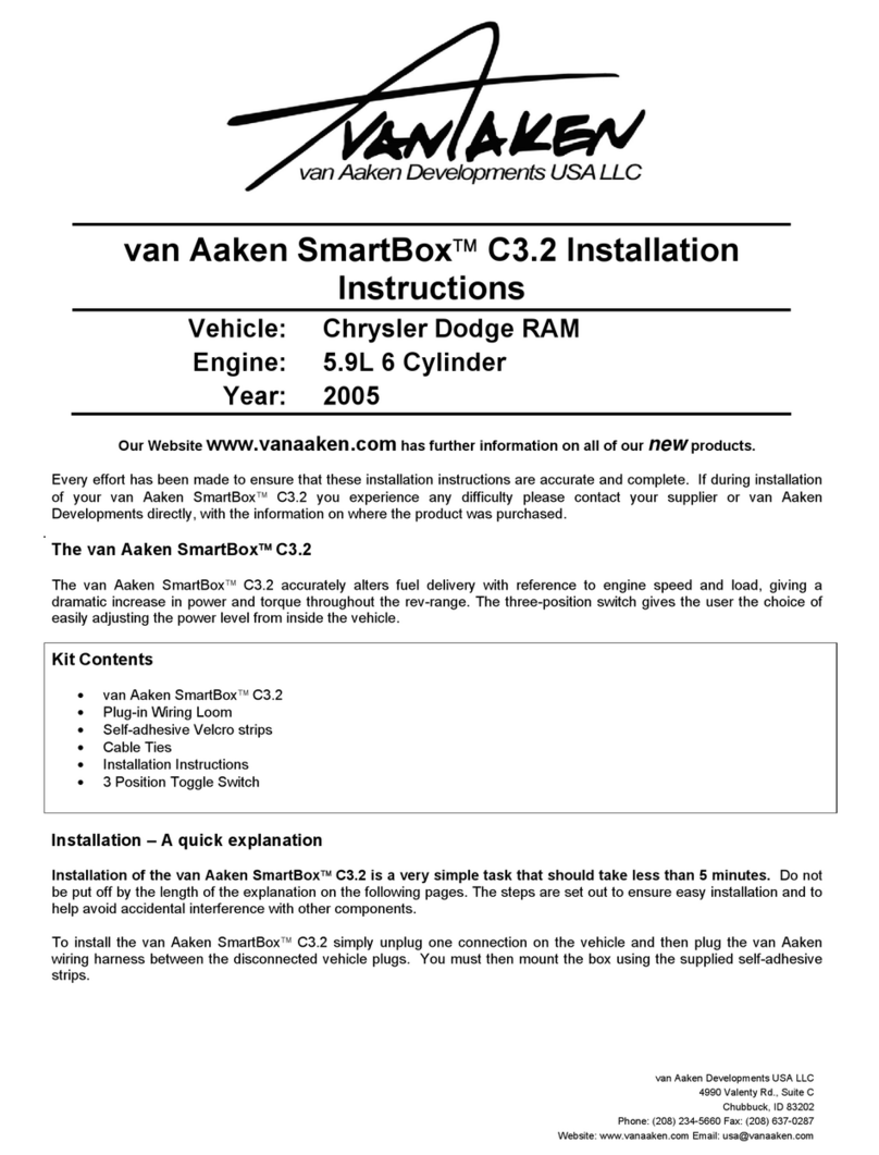 van Aaken SmartBox C3.2 installation instructions