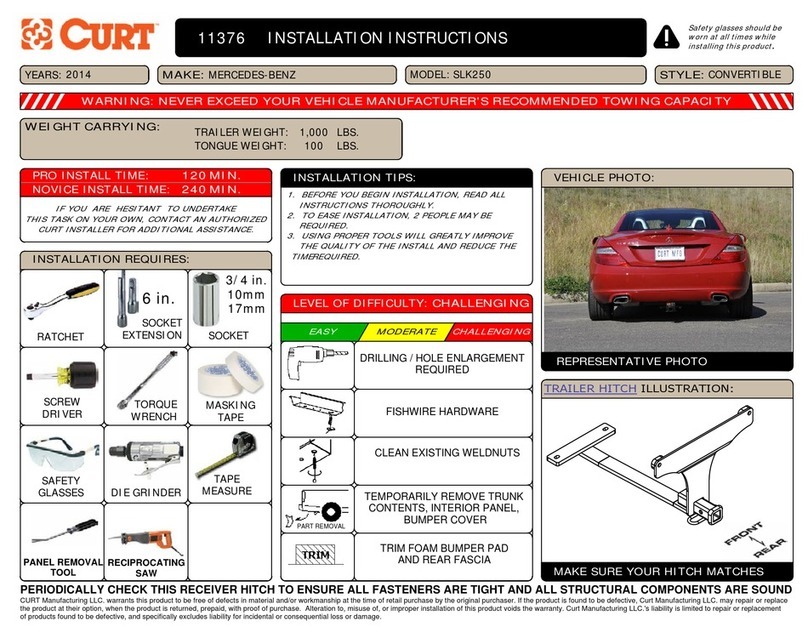 curt 11376 User manual