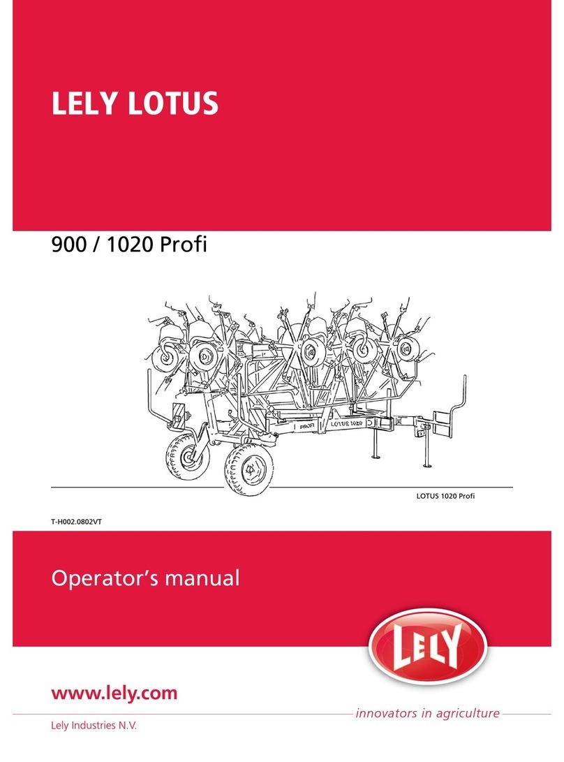 LELY LOTUS 1020 Profi Operator's manual