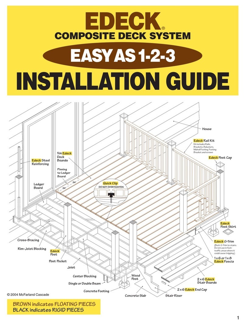 EDECK EASY AS 1 installation guide