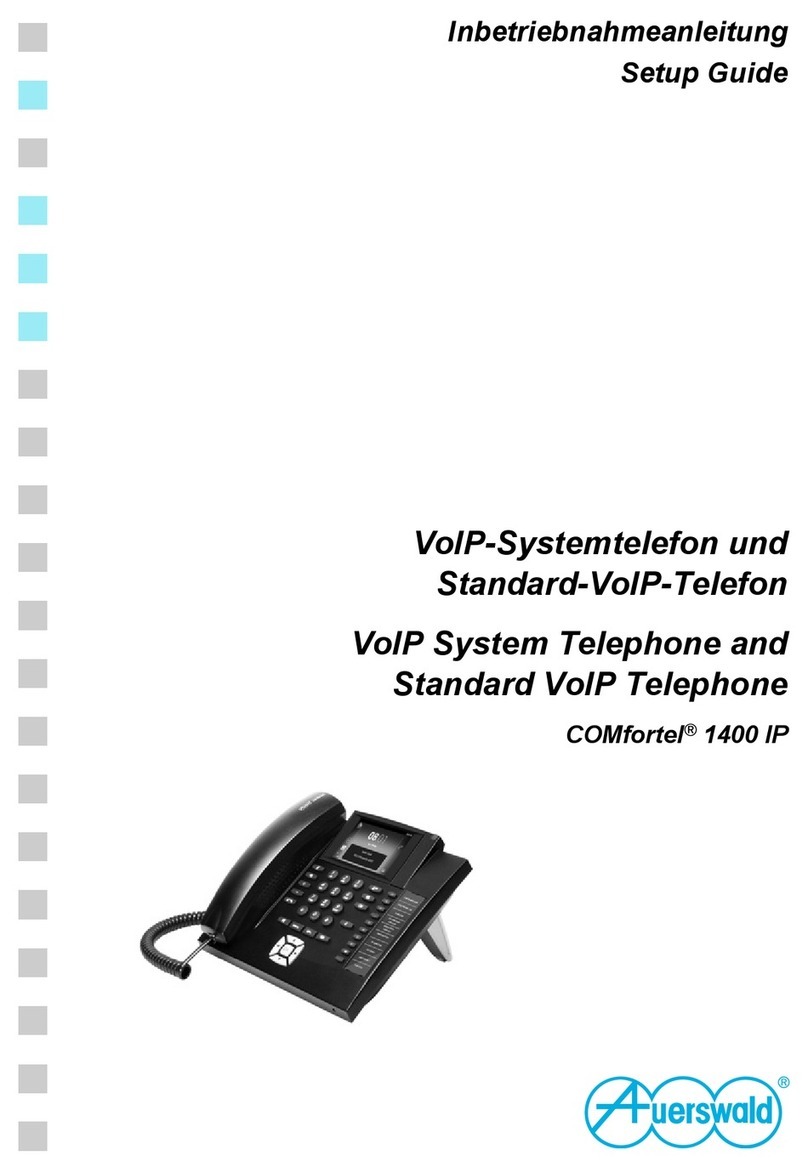 Auerswald COMfortel 1400 IP User manual