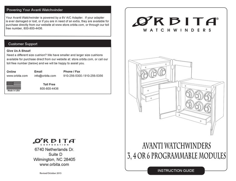 Orbita Avanti 3 Manual