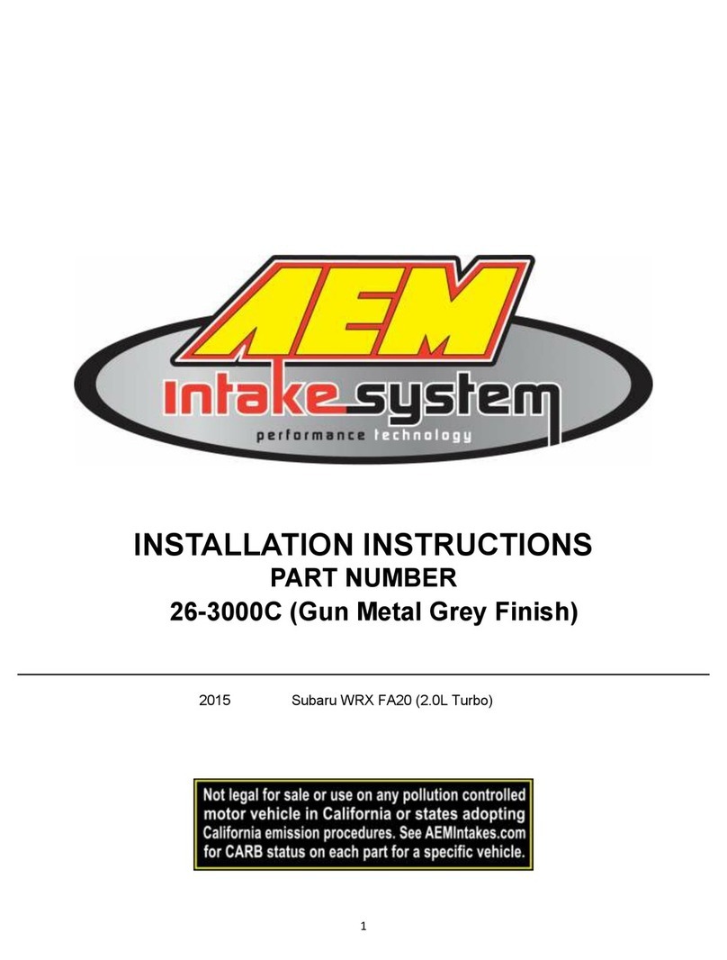 AEM 26-3000C installation instructions