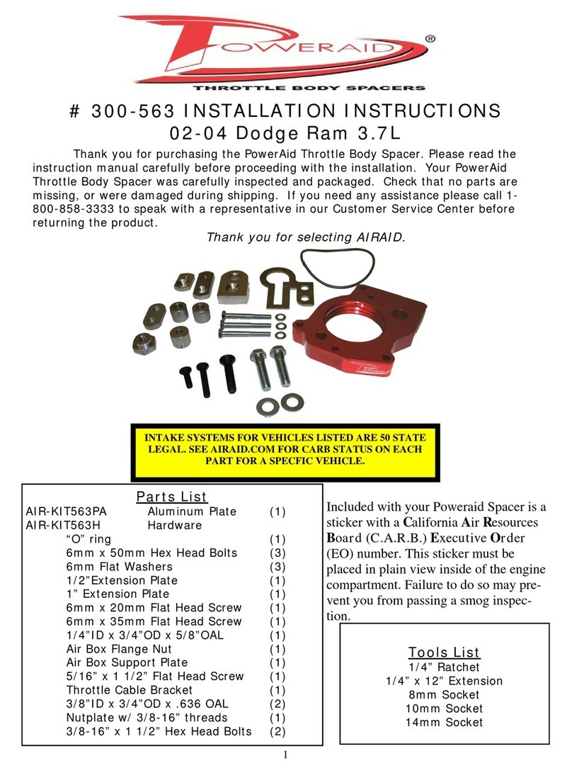 PowerAid 300-563 Service manual