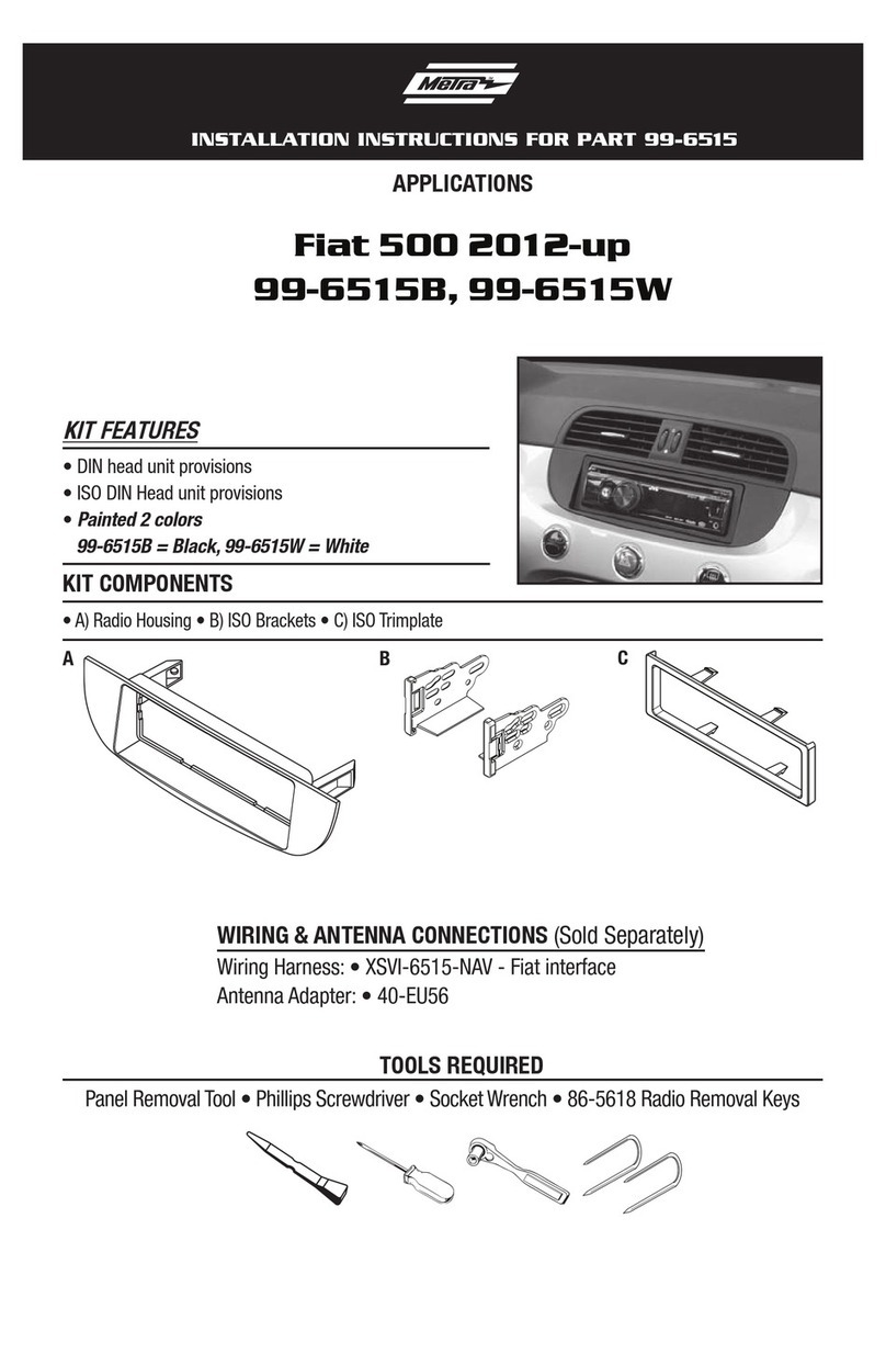 Metra Electronics 99-6515B User manual