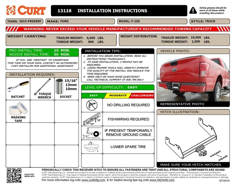 curt 13118 User manual