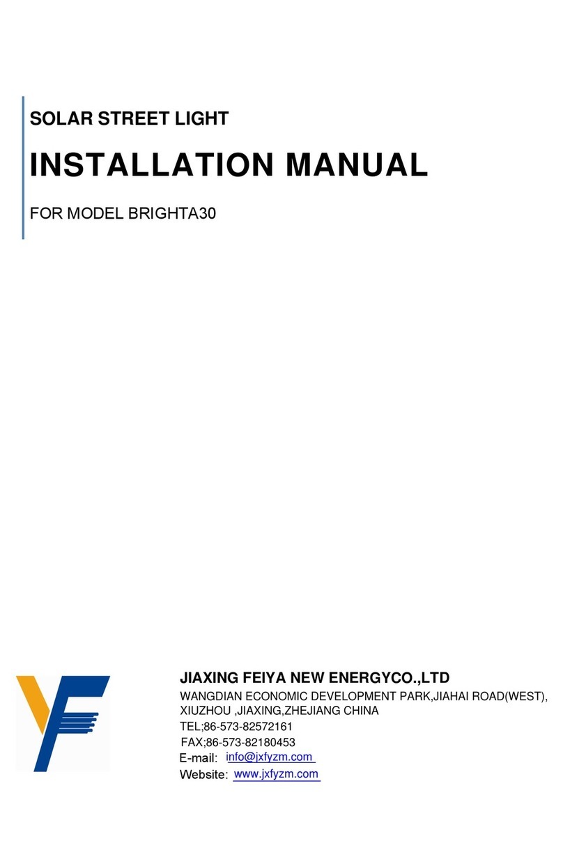 Jiaxing Feiya New Energyco BRIGHTA30 installation manual