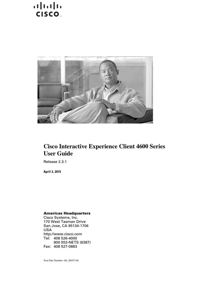 Cisco Interactive Experience Client 4600 Series user guide