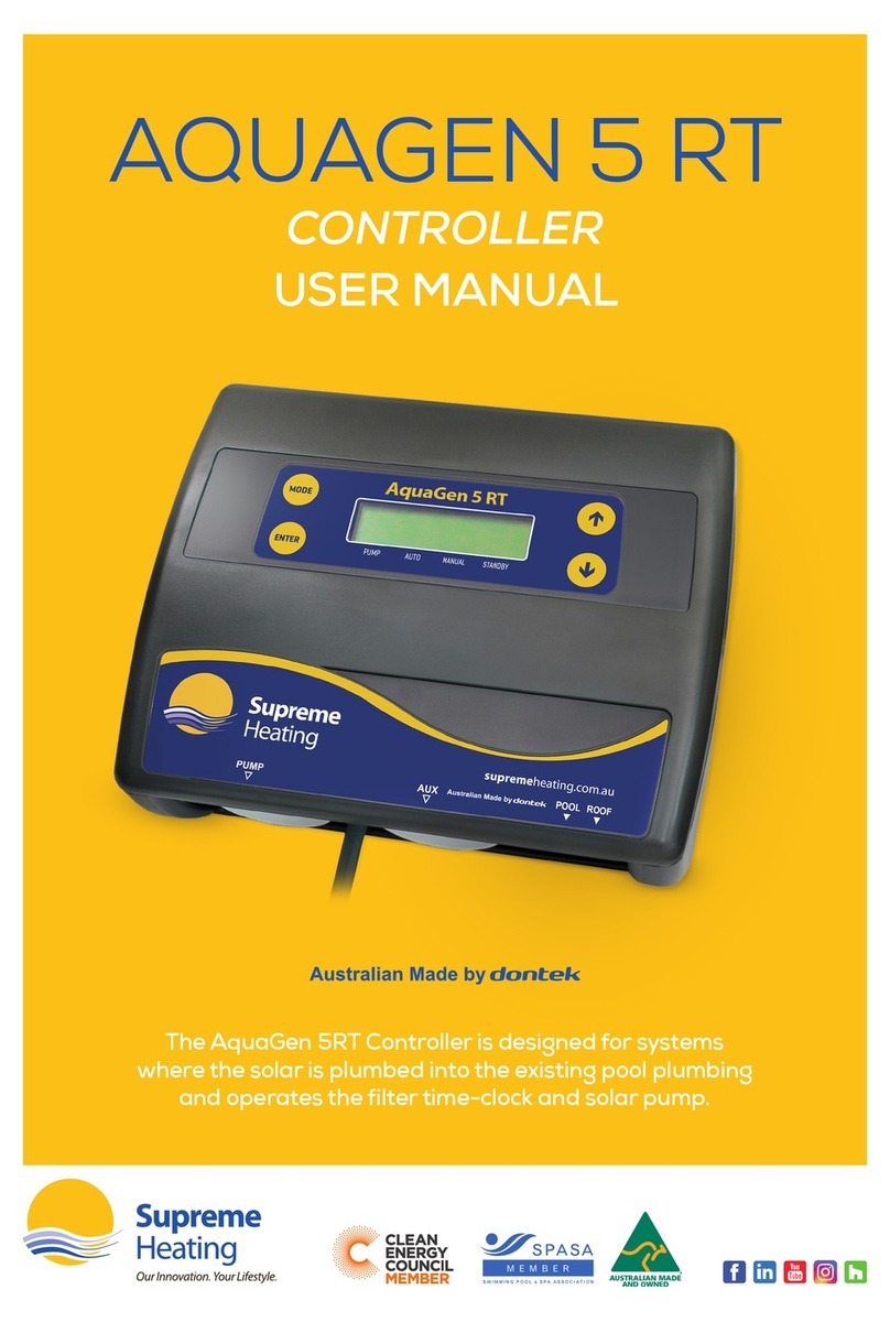 Supreme Heating AQUAGEN 5 RT user manual