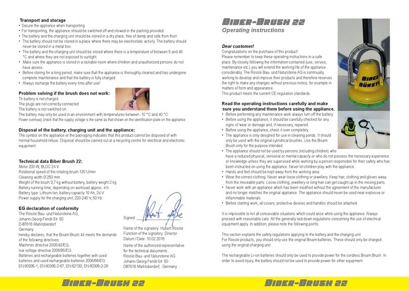 Rosle Biber Brush 22 User manual
