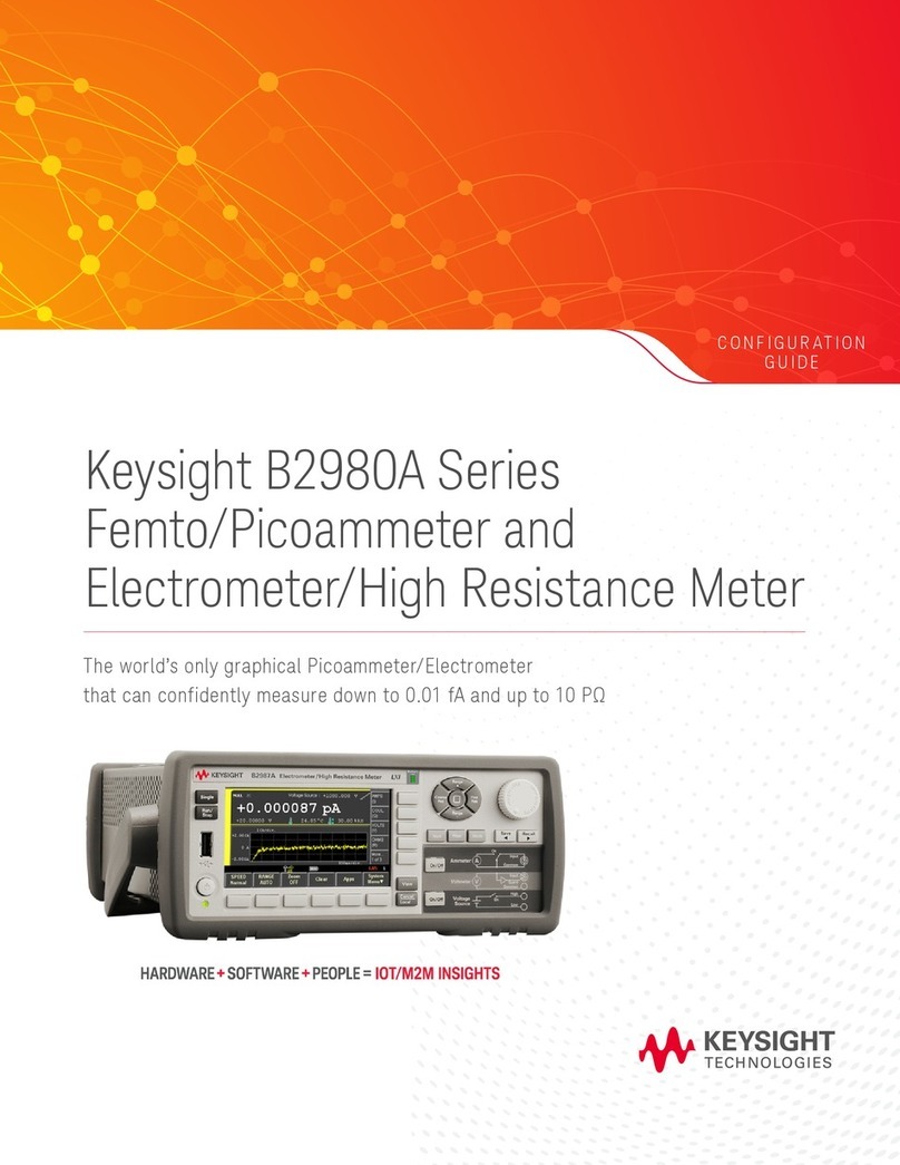 Keysight Technologies B2980A Series User manual