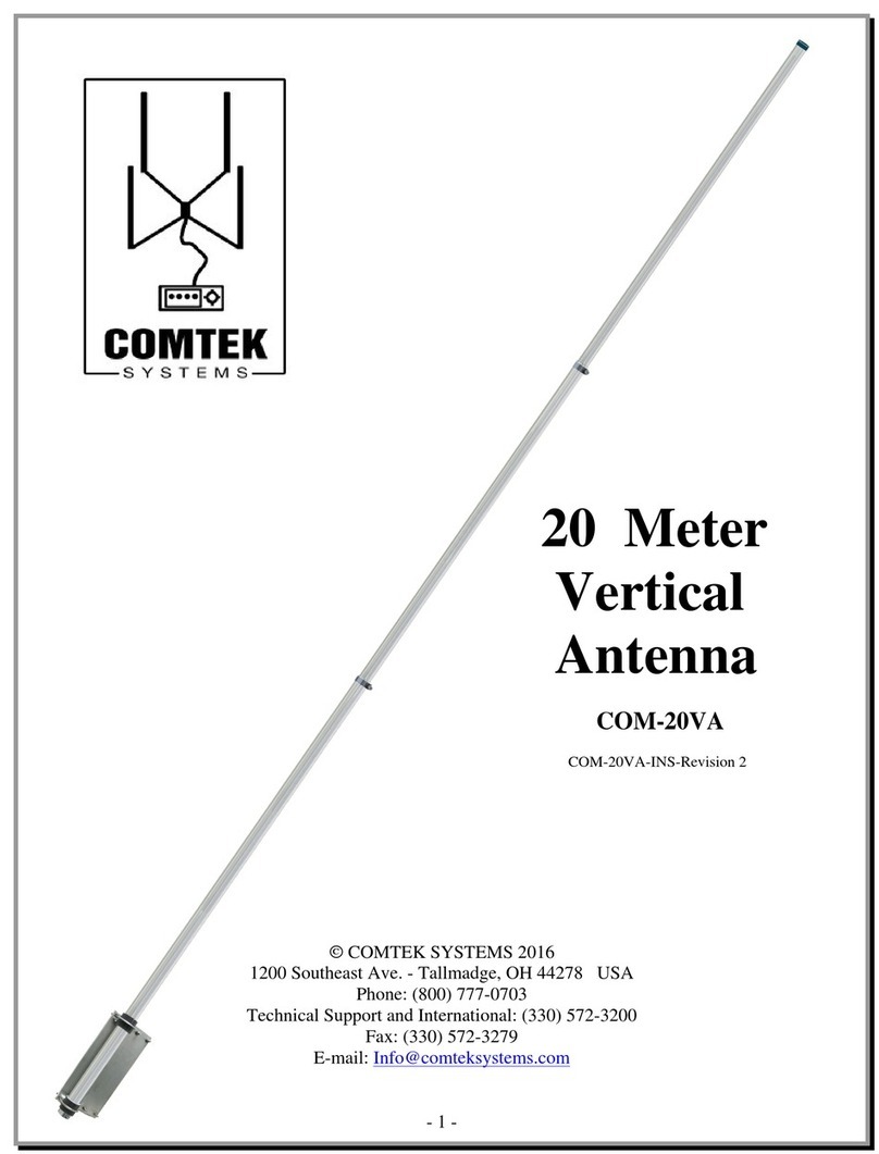 Comtek COM-20VA instructions