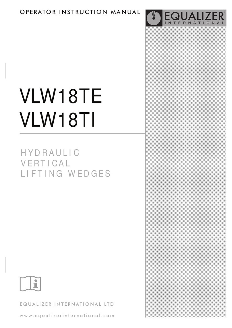 Equalizer VLW18TE Operator's instruction manual