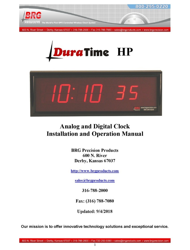 BRG DuraTime HP User manual