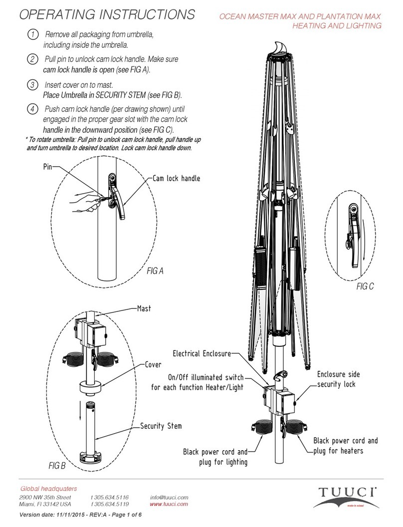 Tuuci OCEAN MASTER MAX series User manual