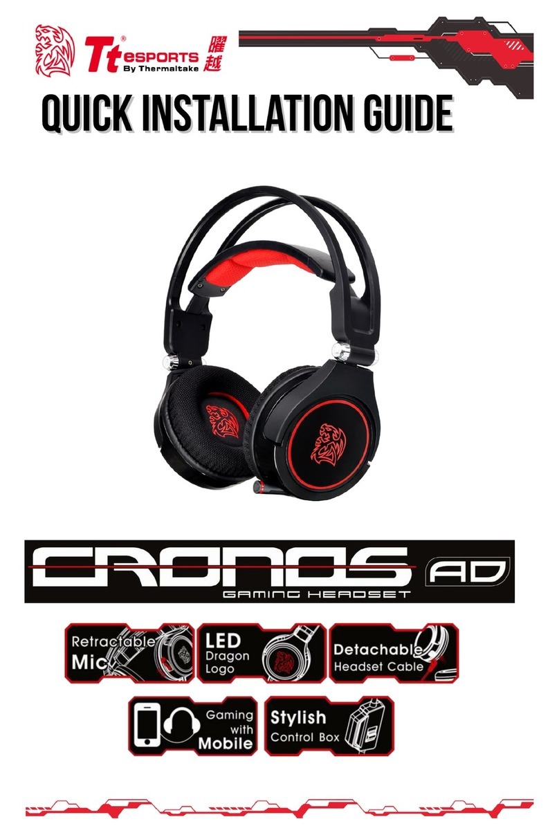 Ttesports Cronos AD Quick installation guide