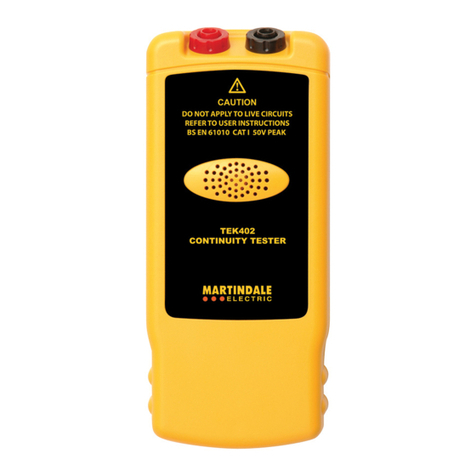 MARTINDALE TEK 402 instructions