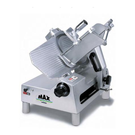 Univex Max series 8512 User manual Univex Max series 8512 User manual