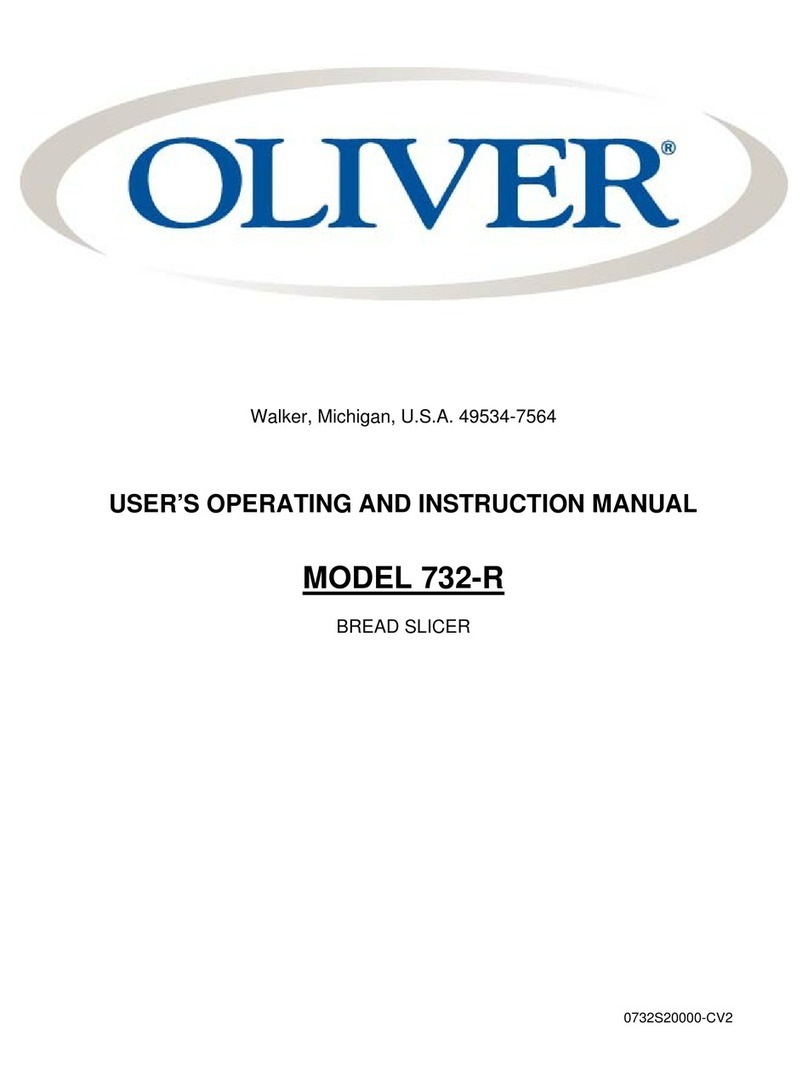 Oliver MODEL 732-R User manual
