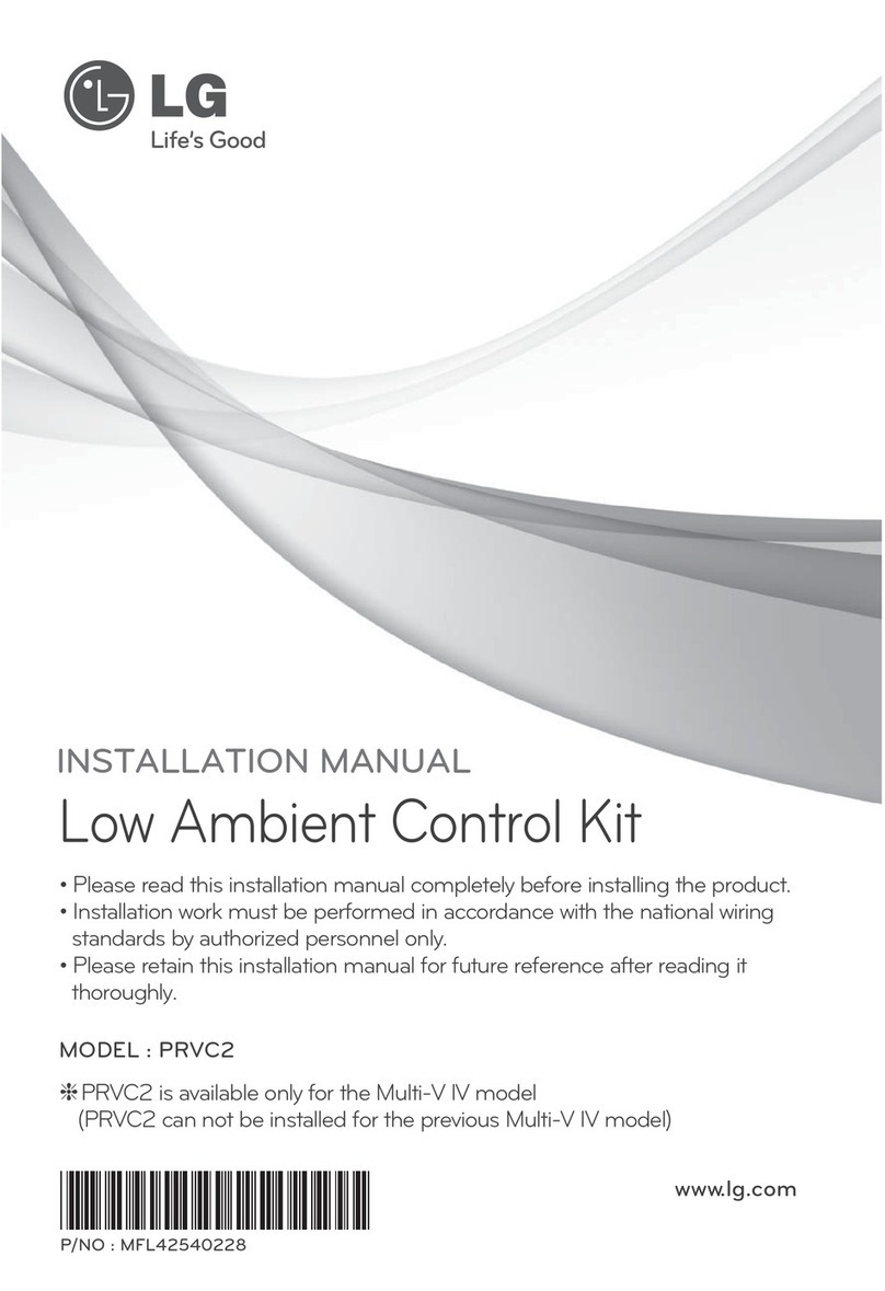 LG Low Ambient Control Kit User manual
