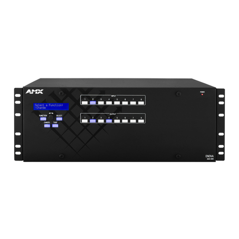 AMX Enova DGX 100 Series Quick user guide