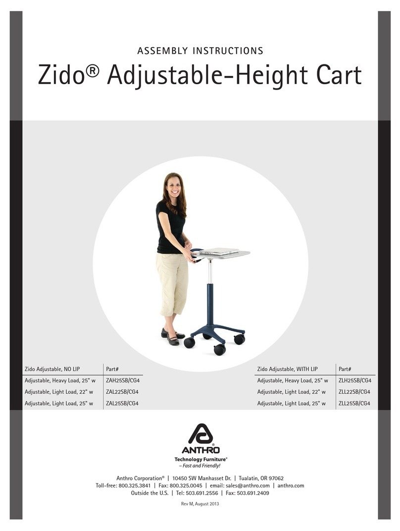Anthro Zido ZAH25SB/CG4 User manual