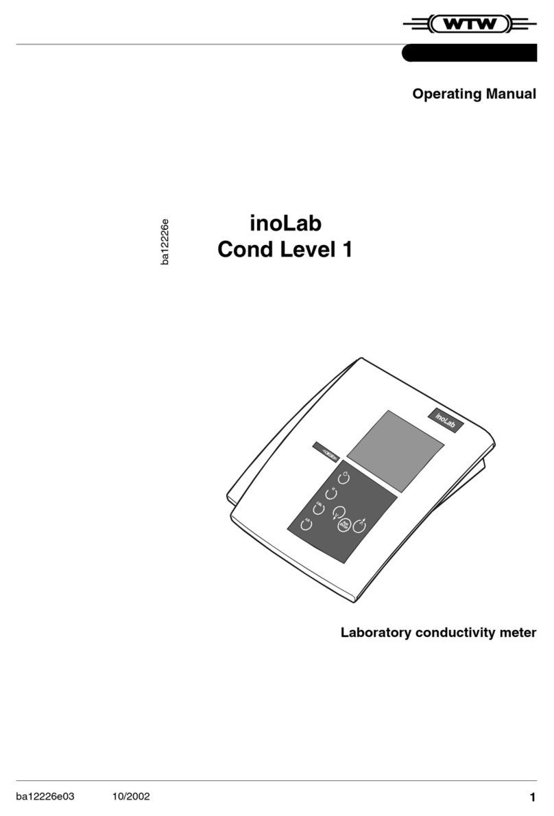 wtw inoLab pH/Oxi Level 1 operating manual