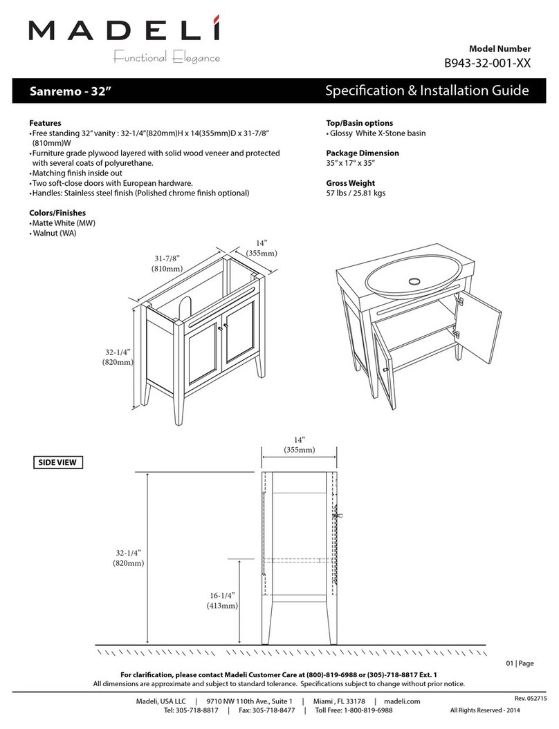 Madeli B943-32-001-MW User manual