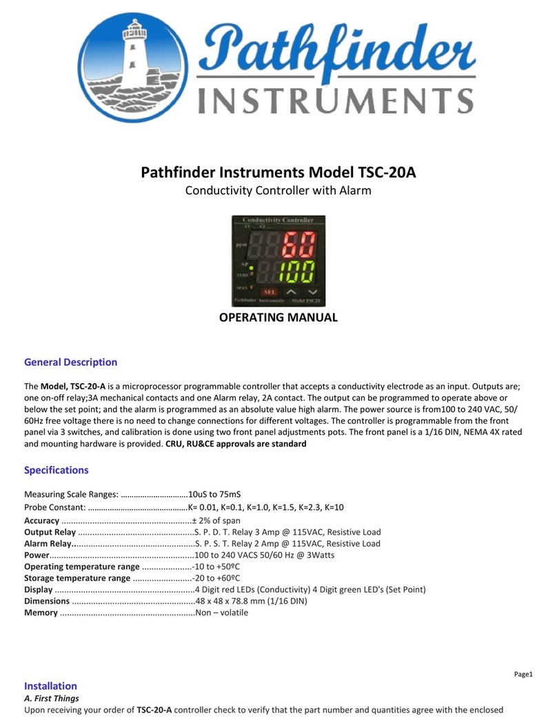 PATHFINDER TSC-20A operating manual