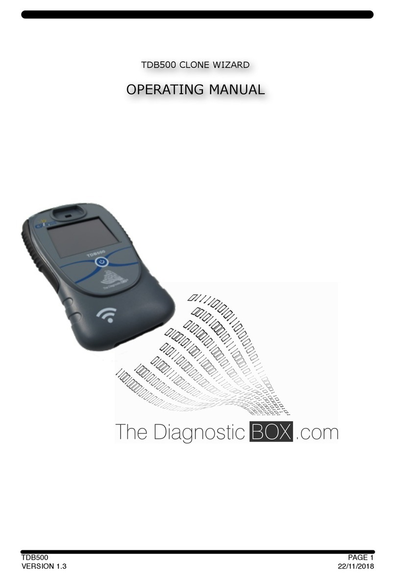 The Diagnostic Box TDB500 operating manual