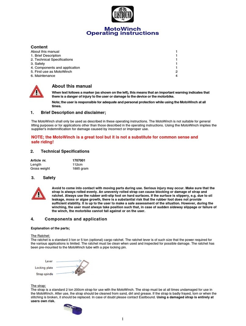 Eastbound MotoWinch operating instructions