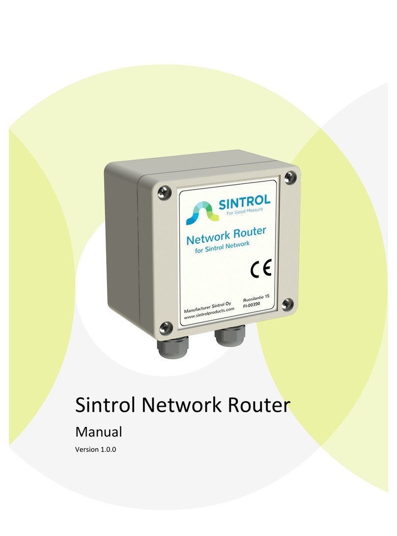 Sintrol Network Router manual