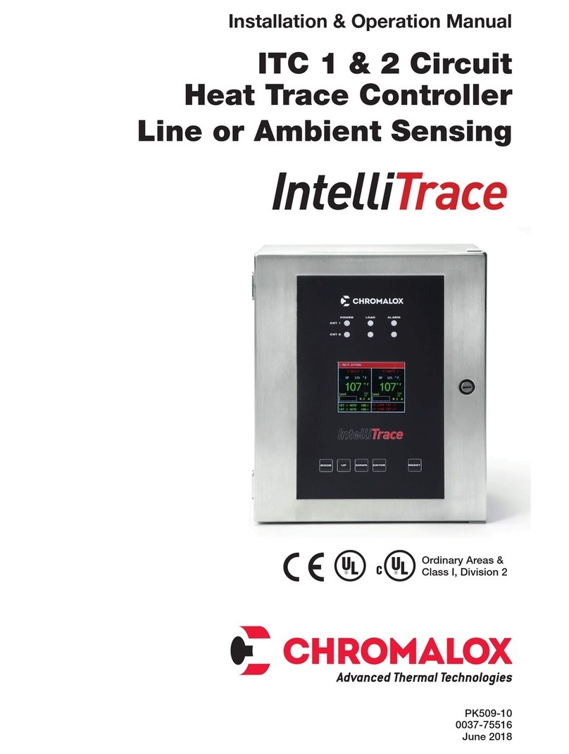 Chromalox IntelliTrace ITC 1 User manual