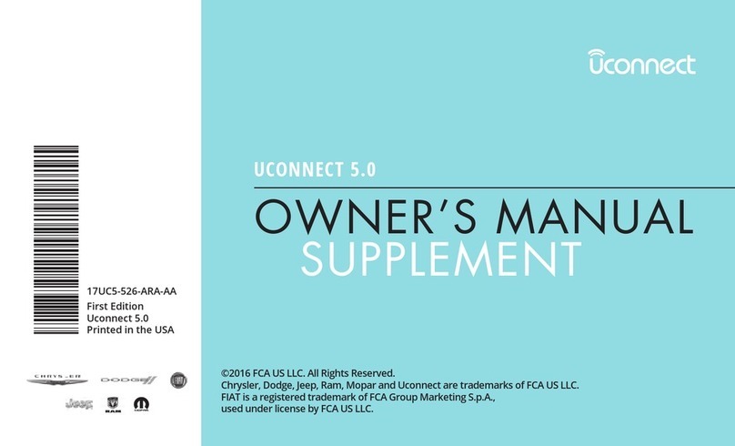 FCA US Uconnect 5.0 owner's manual