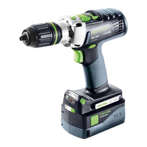 Festool PDC 18/4 User manual
