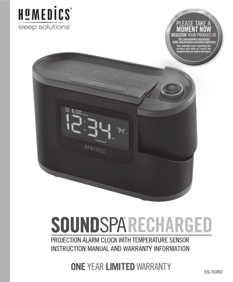 HoMedics SS-5080A User manual
