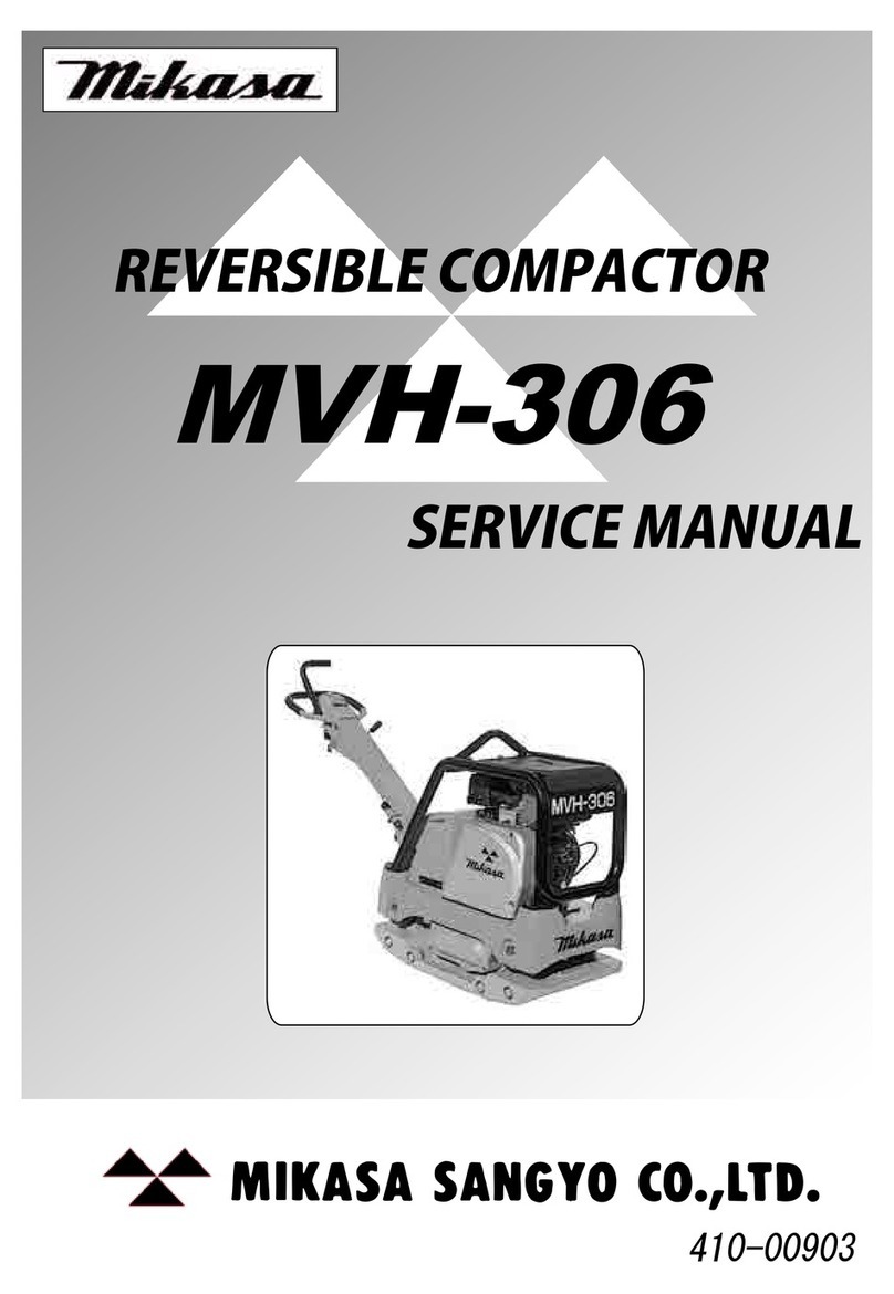 Mikasa Sangyo Mvh-306 Service manual