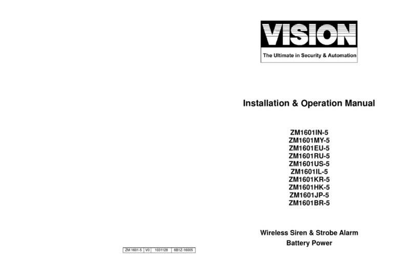 Vision ZM1601IN-5 User manual Vision ZM1601IN-5 User manual